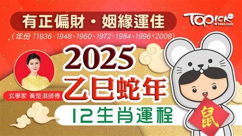 2025鼠年運程1972|2025 肖鼠流年運程 